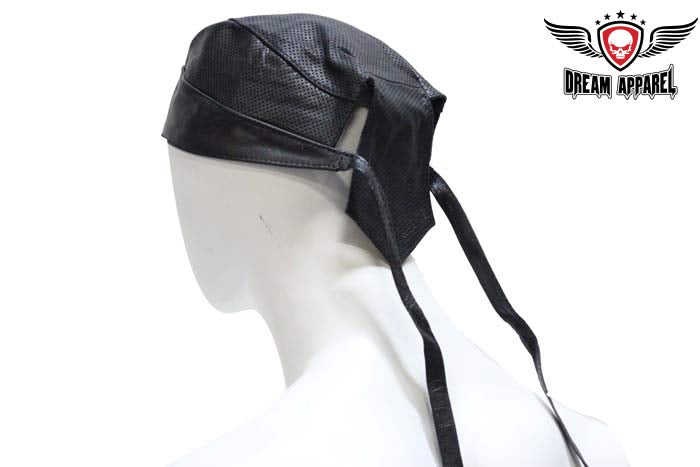 Biker Skull Cap with Perforation