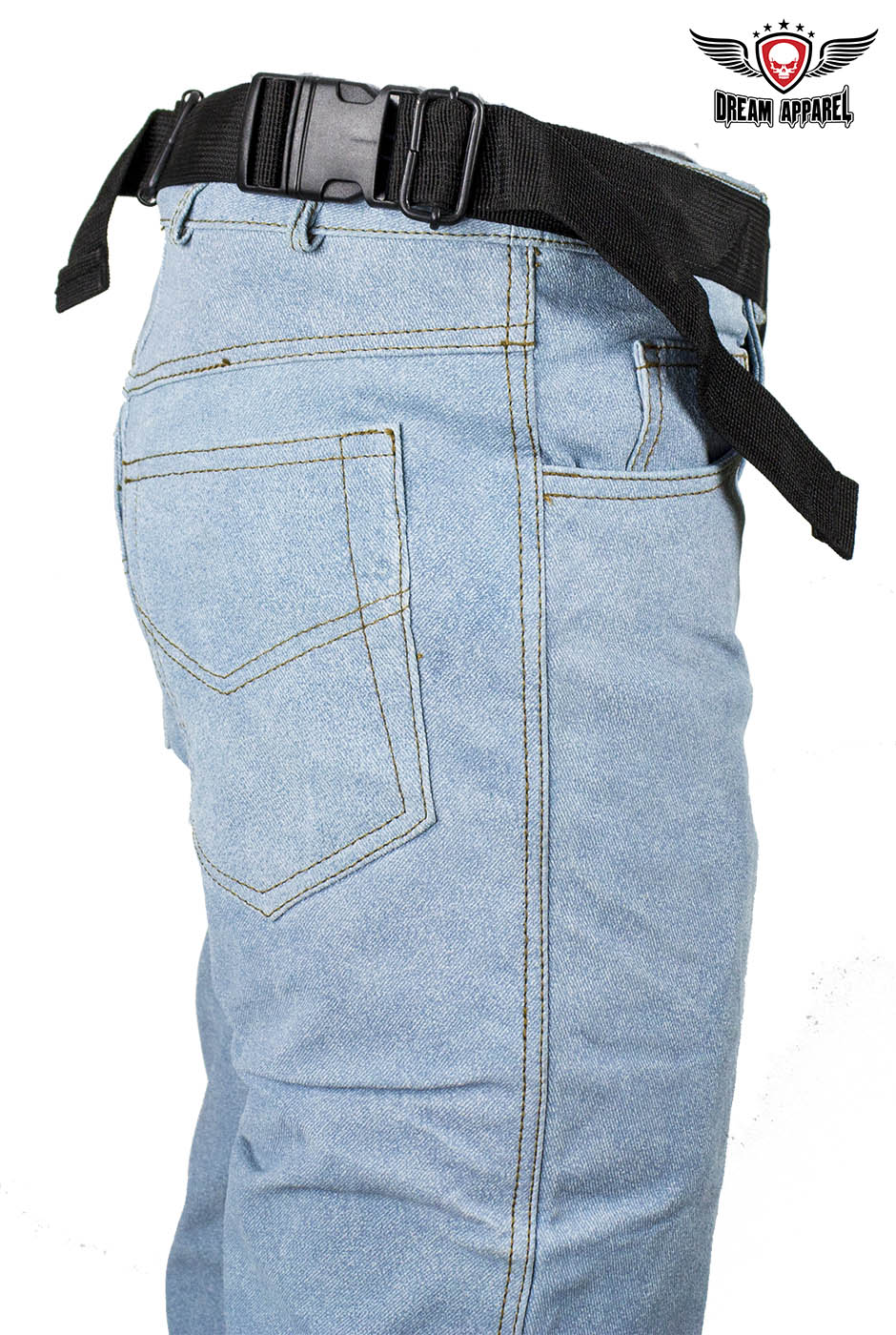 Premier Black Leather Multi Pocket Thigh Bags with Gun Pocket