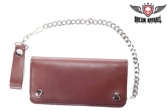 Biker Bi Fold Motorcycle Chain Wallet