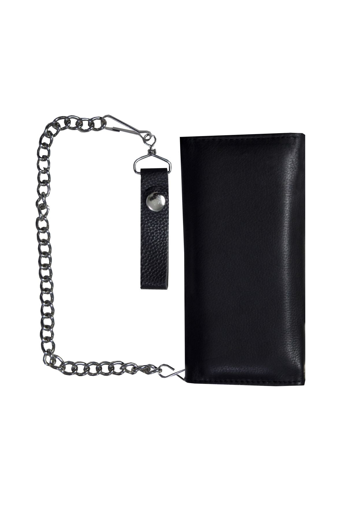 Dream Apparel Heavy Duty Biker Bifold Chain Wallet Credit Card Slots