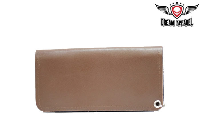 Mens Brown Biker Wallet