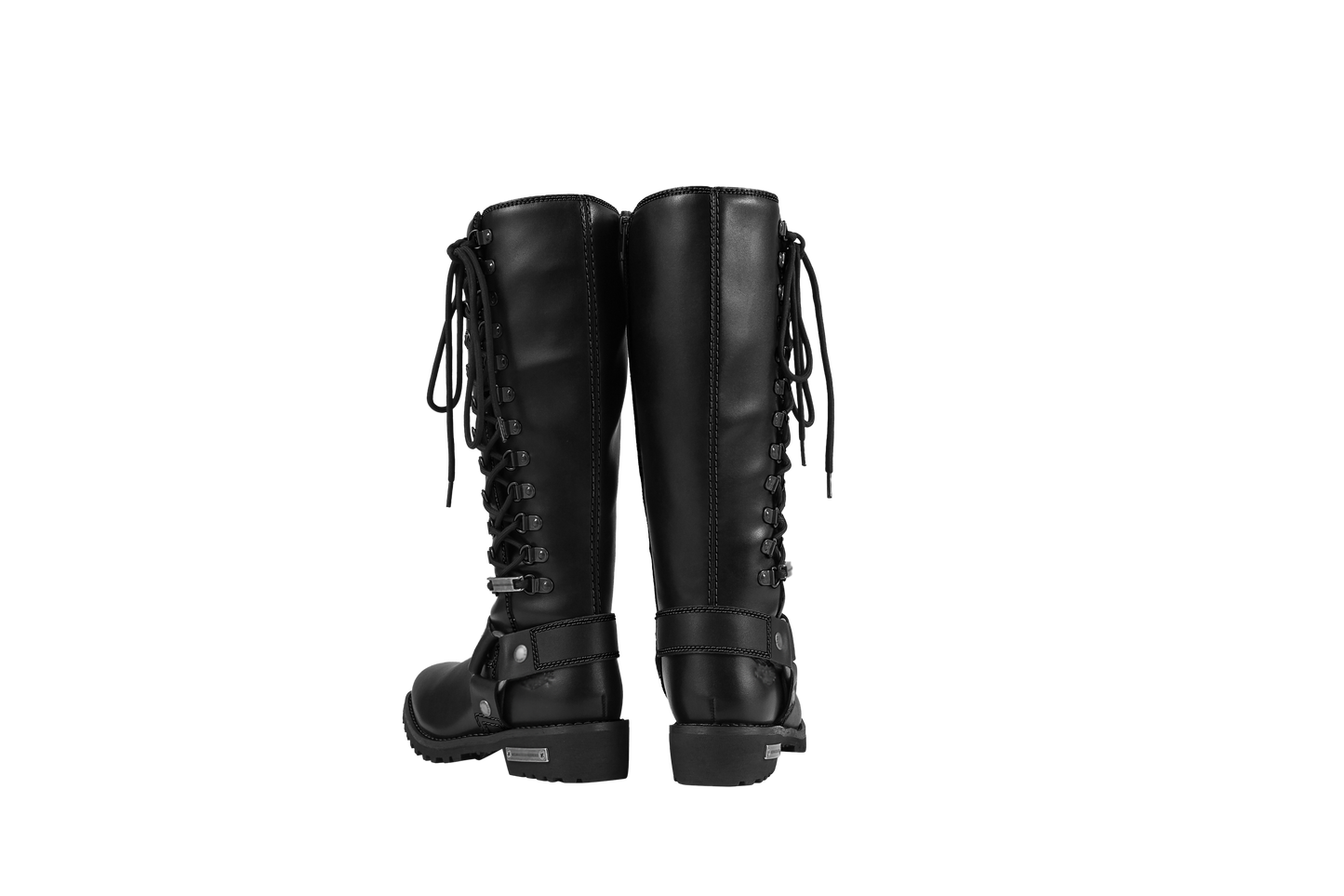 Dream Apparel® Women Biker Long Boots with Laces