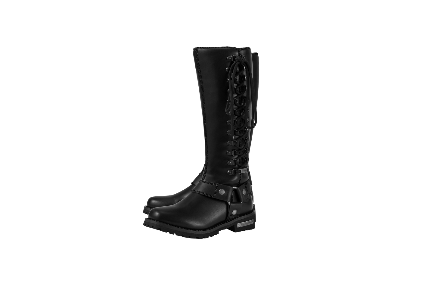 Dream Apparel® Women Biker Long Boots with Laces