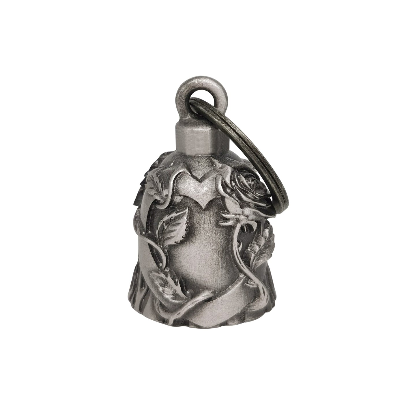 Dream Apparel Heart with Rose Motorcycle Bell, for Good Luck and in 3-D, Light Weight