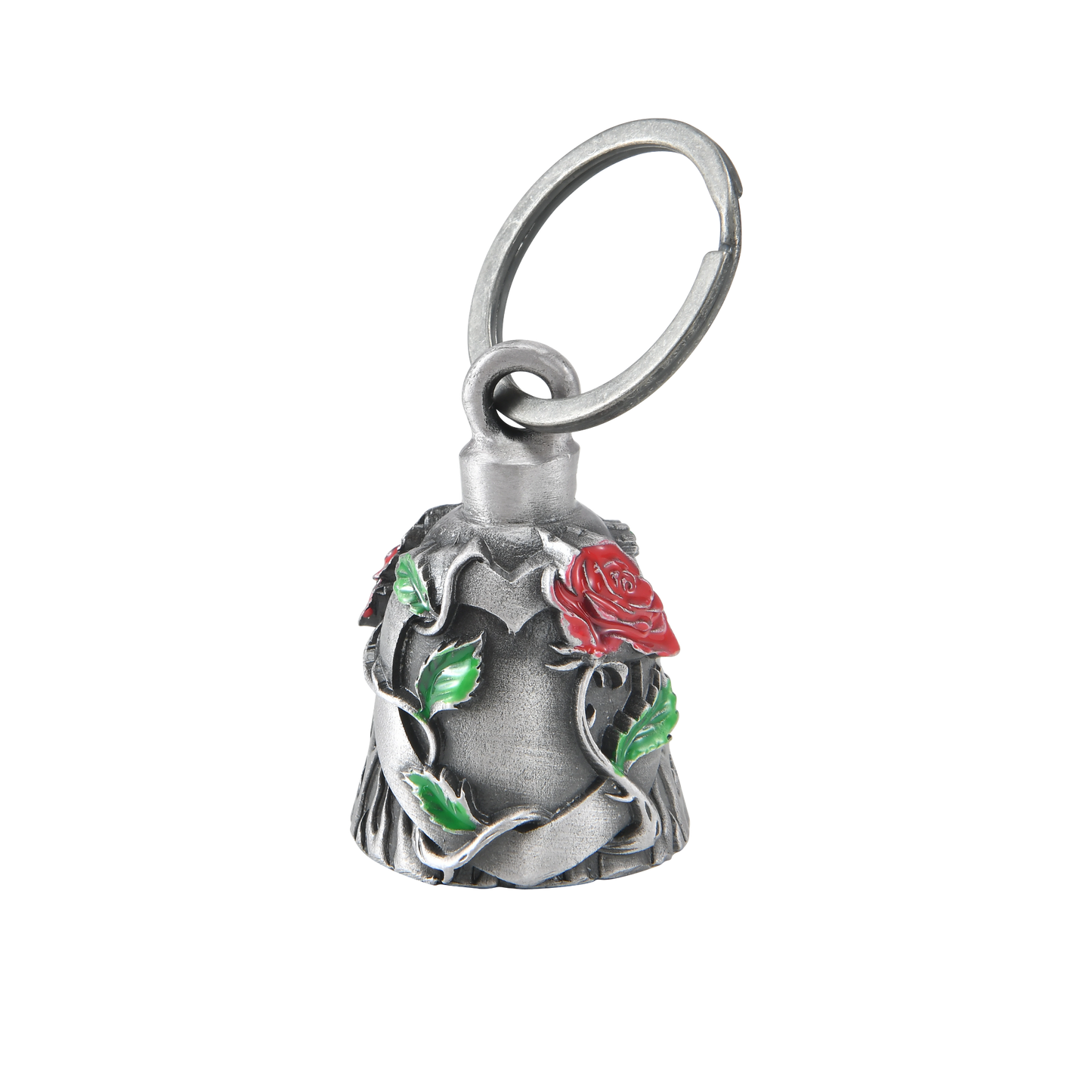 Dream Apparel Heart with Red Rose Motorcycle Bell, for Good Luck and in 3-D, Light Weight