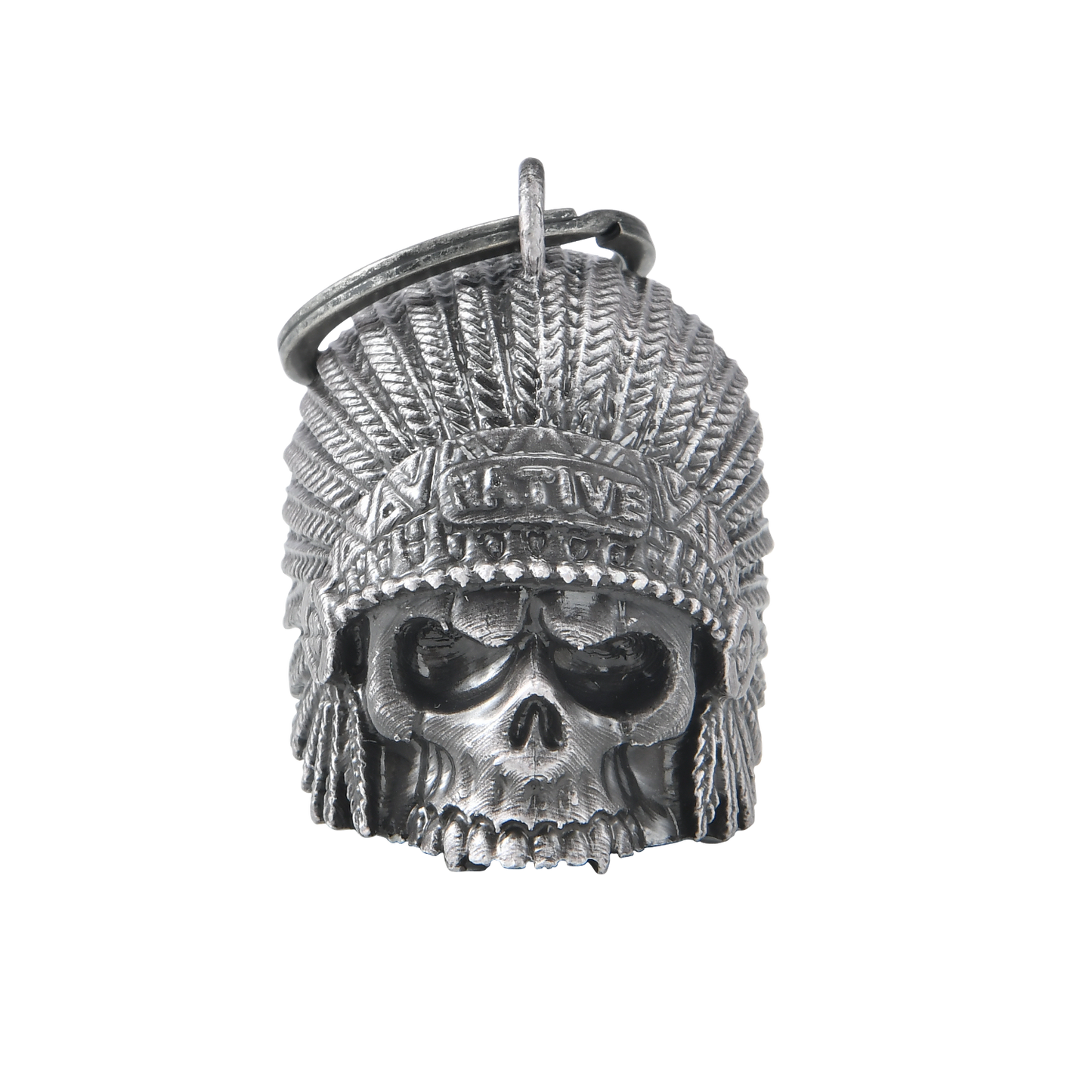 Dream Apparel Indian Skull Head Motorcycle Bell Good Luck and in 3-D, Light Weight, Impact Resistant