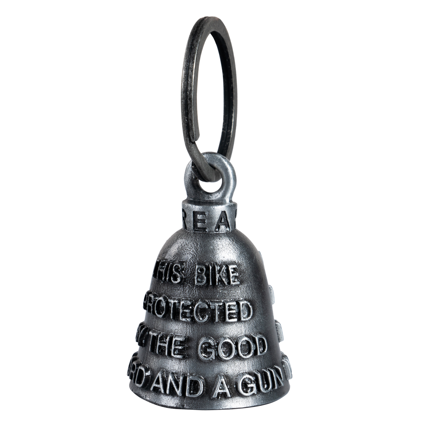 Dream Apparel "THIS BIKE PROTECTED BY THE GOOD LORD AND A GUN" Motorcycle Bell Impact Resistant