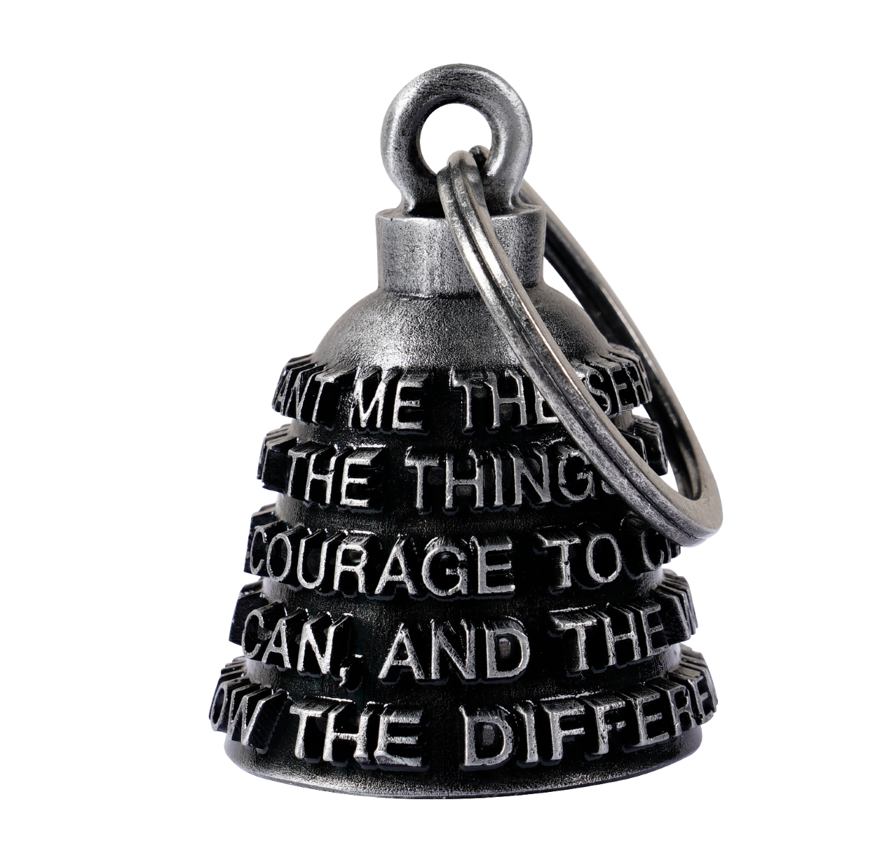 Dream Apparel God grant me the serenity Motorcycle Bell, for Good Luck in 3-D, Light Weight