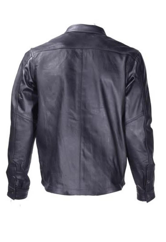 Mens Light Weight Leather Shirt For Summer Riding