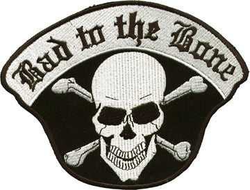 Bad to the Bone Skull Patch