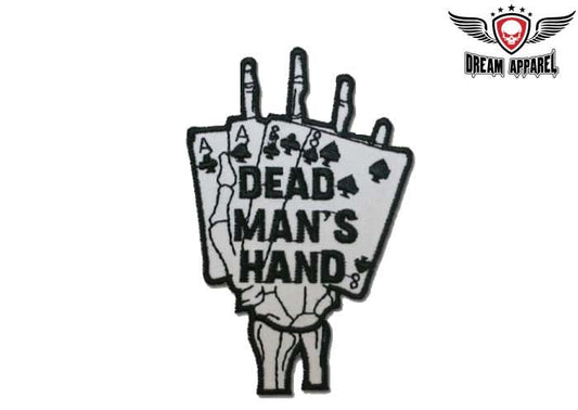 Dead Man's Hand Motorcycle Patch