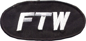 "FTW" Biker Patch