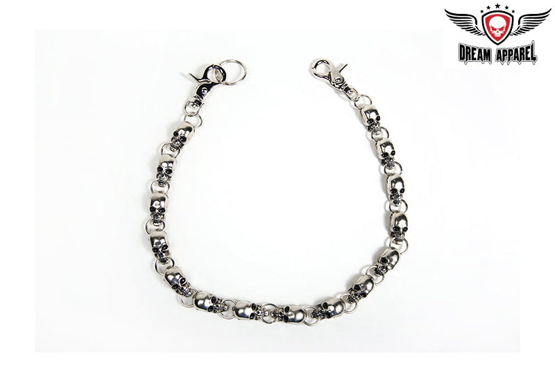 25" Biker Skull Chain